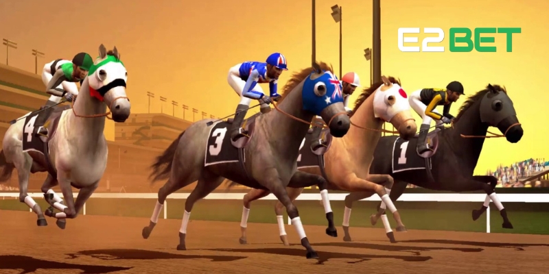 Ví dụ thực tế về một trận đua ngựa 3D E2BET